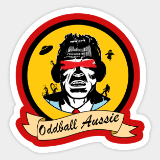 The Oddball Aussie Podcast scroll Sticker